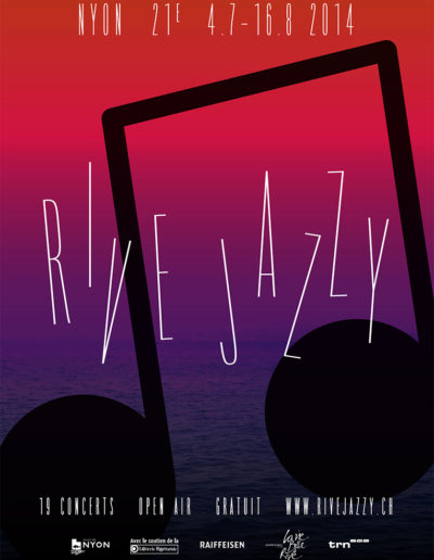 Affiche Rive Jazzy 2014