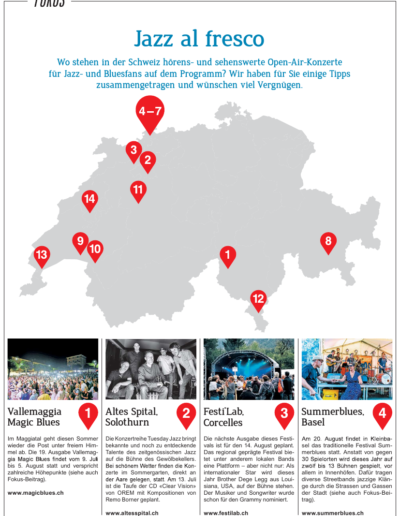 JazzTime Juli 2021 pages 10 et 11 - Rive Jazzy dans la Presse