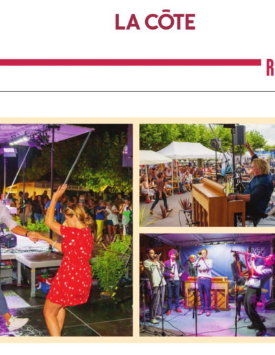 La Côte le 15 août 2019 - Rive Jazzy dans la Presse